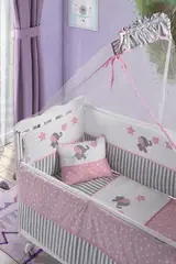 White Mother's Side Cradle Pink